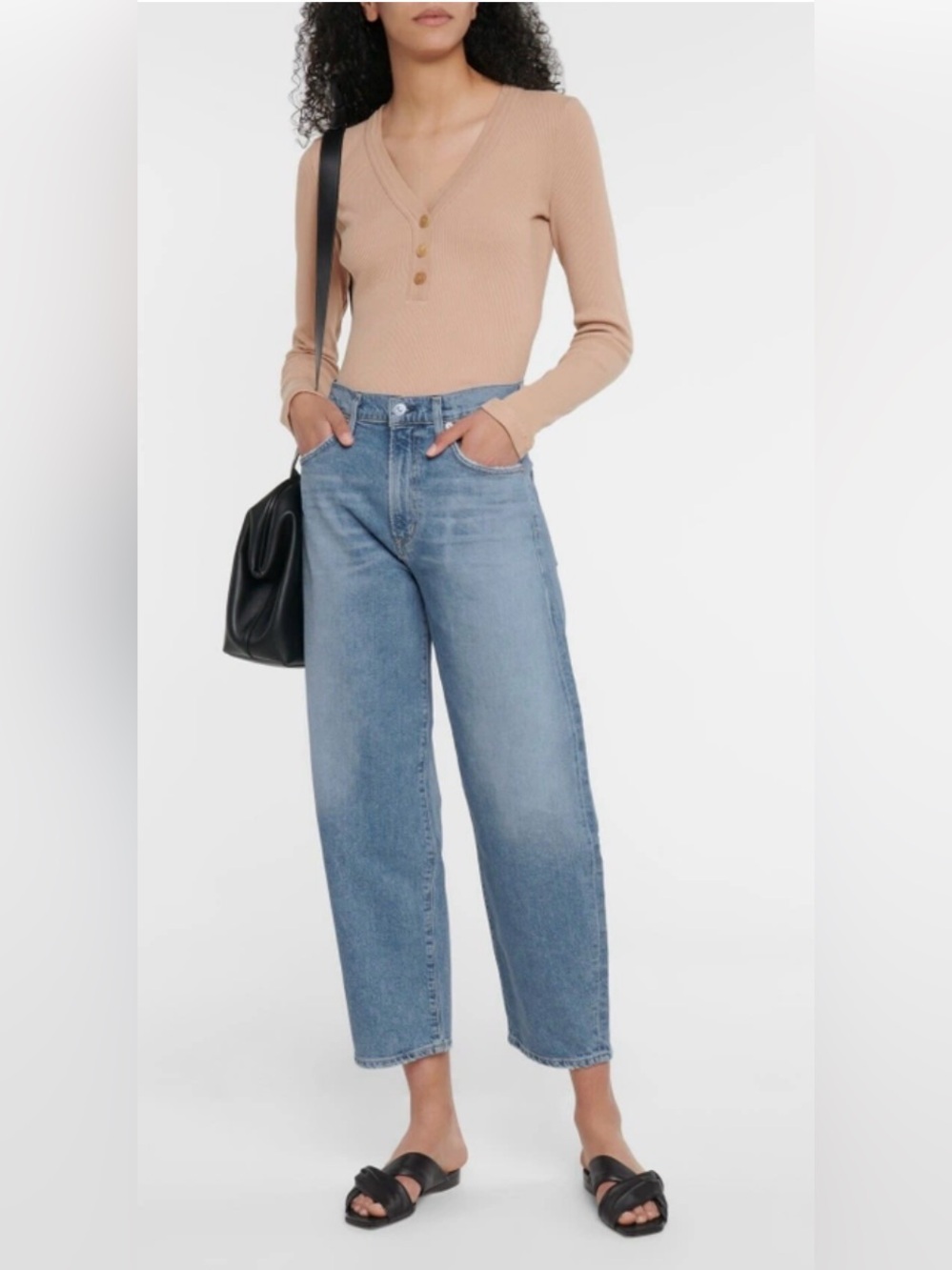 Citizens of Humanity - Scarlett stretch cotton-blend top